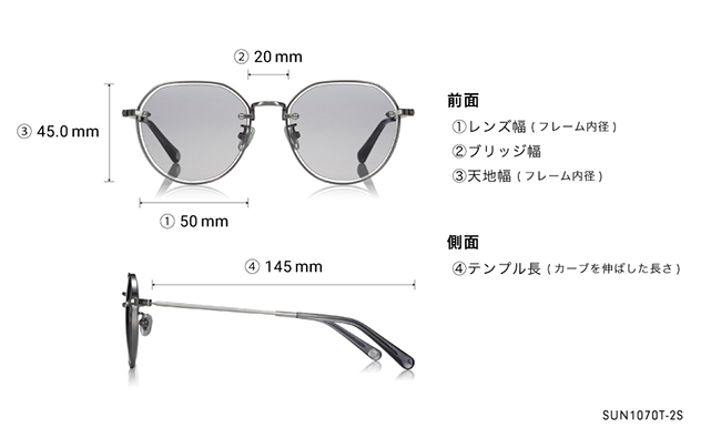 Sunglasses OWNDAYS SUN1070T-2S  シルバー