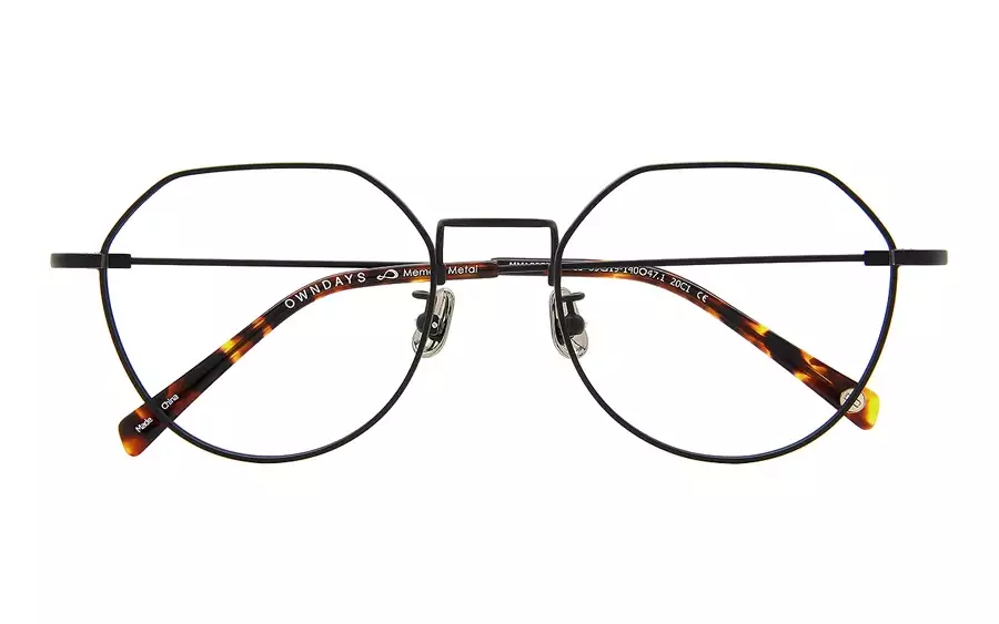 Eyeglasses Memory Metal MM1005B-0S  Black