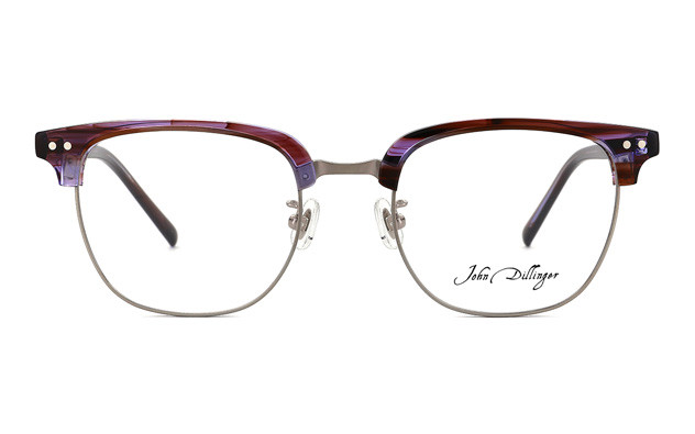 Eyeglasses John Dillinger JD2024-J  Purple Earth Tone