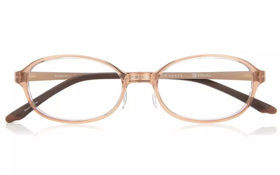 Eyeglasses eco²xy ECO2021Q-1A  Brown