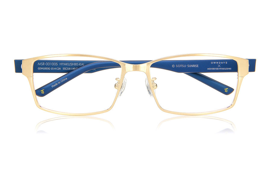 Eyeglasses GUNDAM × OWNDAYS 百式 GDM1003G-1S-A  Gold