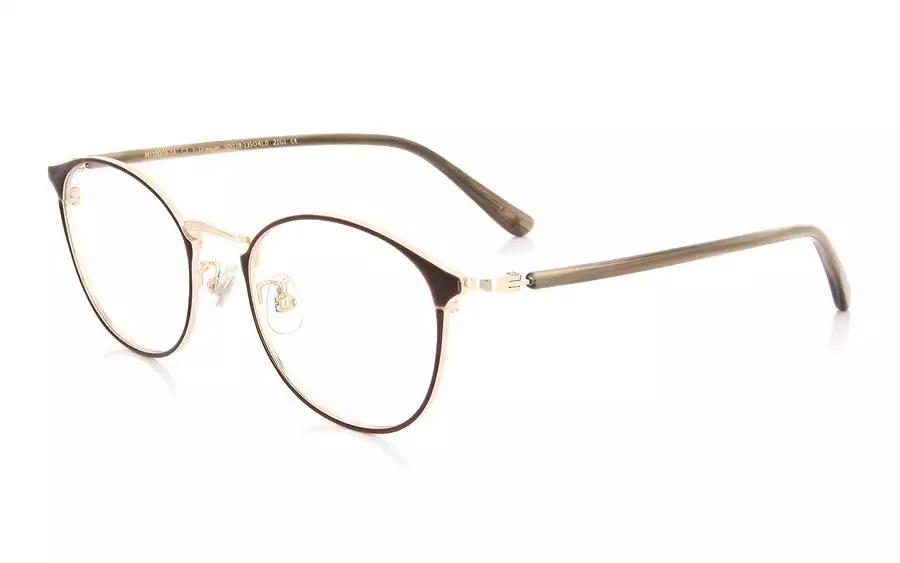Eyeglasses mi-mollet × OWNDAYS MI1001B-1A  ブラウン