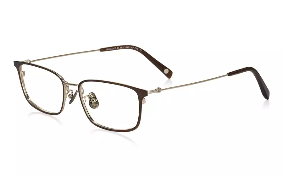Eyeglasses Memory Metal MM1015B-3S  Gold