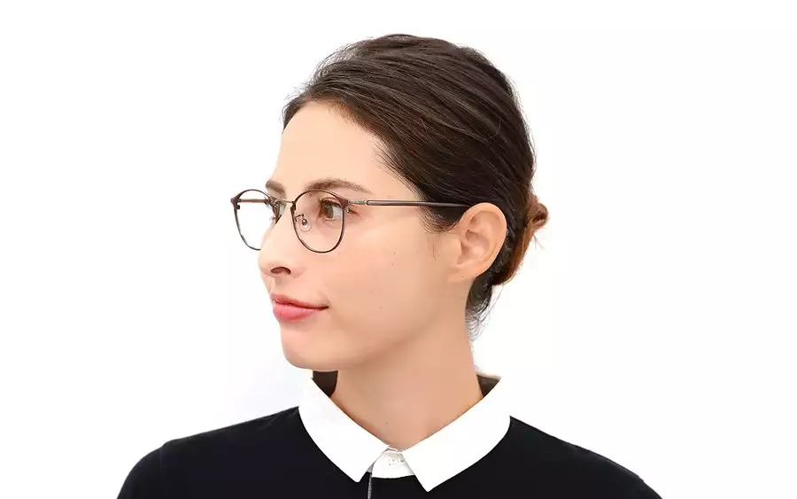 Eyeglasses mi-mollet × OWNDAYS MI1001B-1A  ブラック