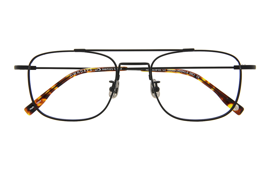 Eyeglasses Memory Metal MM1003B-0S  Black