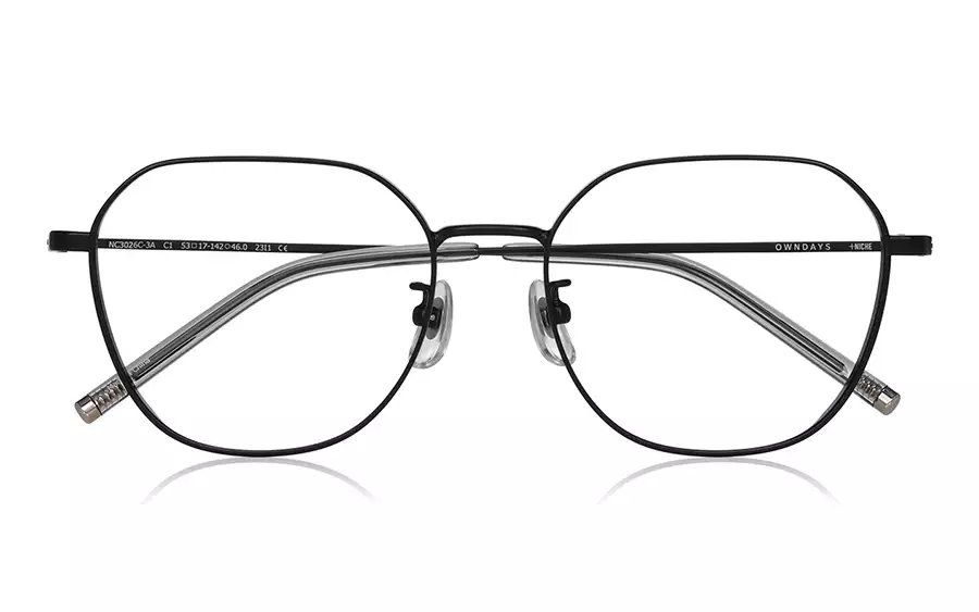 Eyeglasses +NICHE NC3026C-3A  Matte Black