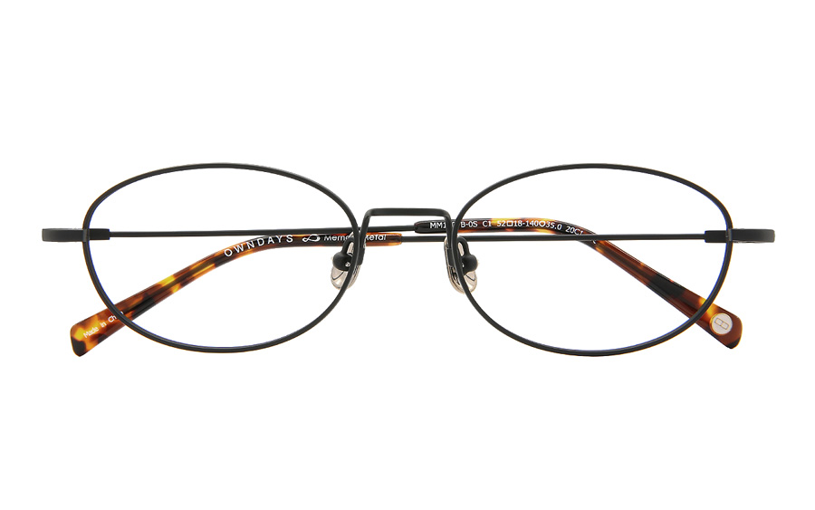 Eyeglasses Memory Metal MM1007B-0S  ブラック