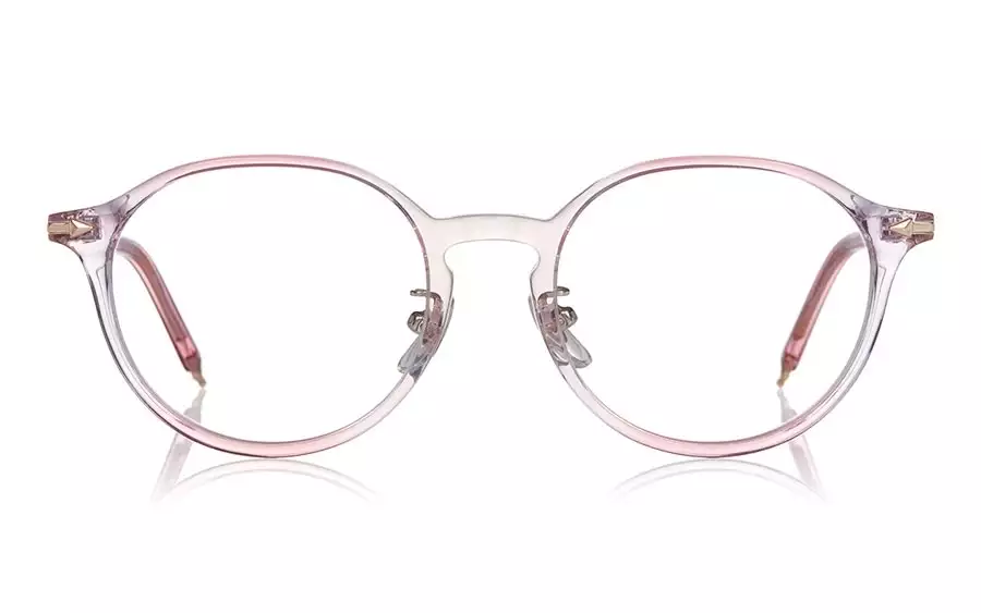 Eyeglasses Kuromi × OWNDAYS SR2001B-2A  クリアピンクマーブル