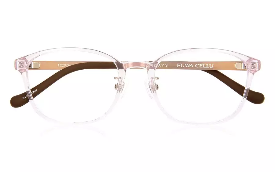 Eyeglasses FUWA CELLU FC2024T-1S  クリアピンク