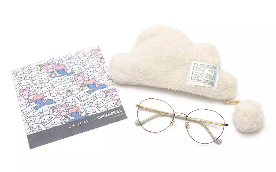 Eyeglasses Cinnamoroll × OWNDAYS SR1001B-1A  Gold