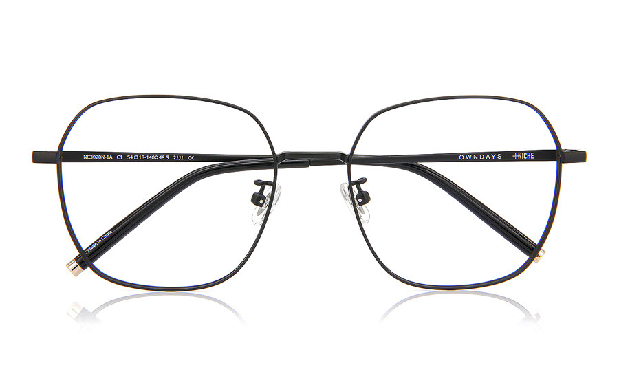 Eyeglasses +NICHE NC3020N-1A  マットブラック