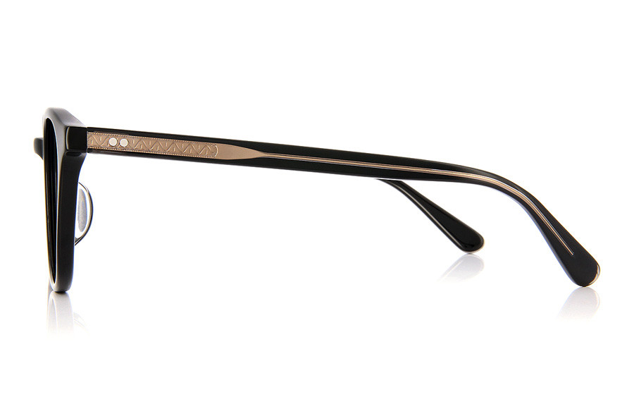 Eyeglasses mi-mollet × OWNDAYS MI2001J-1A  ブラック